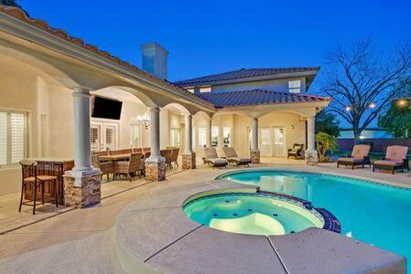 Lux 5Br Vegas Home W Pool, Spa, Games, Near Strip Las Vegas Buitenkant foto