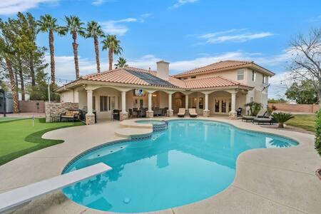 Lux 5Br Vegas Home W Pool, Spa, Games, Near Strip Las Vegas Buitenkant foto